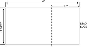 Stock Thermal Tickets (1 31/32" x 4") - Code AA - White - 16,000 Count