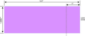 Stock Thermal Tickets (1 31/32" x 5 1/2") - Code AB - Purple - 10,000 Count