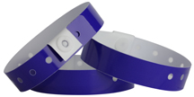 Plastic Wristbands - Navy Blue - 500ct Box