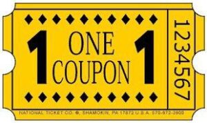 Redemption Ticket -  Yellow - 100,000 Count