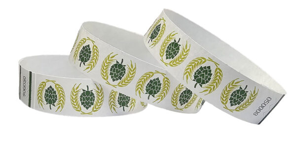 Tyvek® Wristbands - Barley & Hops